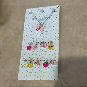 New Girls Fun Charm Necklace Set With Interchangeable Locket Charms NWT